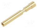 Contact; female; 1mm; gold-plated; 0.34÷1mm2; crimped; for cable HARTING 09151006202