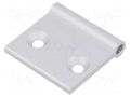 Hinge; Width: 40mm; aluminium; H: 103mm FATH FA-095AI40