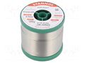 Tin; lead free; Sn99,3Cu0,7; 0.7mm; 500g; reel; 2.5%; Alloy: TC STANNOL S99C1K605/0.7/0.5