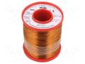 Coil wire; double coated enamelled; 0.6mm; 1kg; -65÷200°C INDEL DN2E0.60-1.00