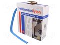 Heat shrink sleeve; 3: 1; 9mm; L: 5m; blue HELLERMANNTYTON HIS-3-9/3-BU