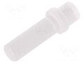 Fiber for LED; Ø3mm; L: 9.5mm; round; Front: flat; straight; PLP1 BIVAR PLP1-375-F