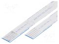 FFC tape; Cores: 4; Tape ph: 1mm; L: 76mm; 1A; 60V; Plating: tinned GCT 10-04-A-0076-C
