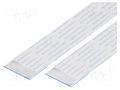 FFC tape; Cores: 16; Tape ph: 1mm; L: 304mm; 1A; 60V; FFC10-TIN GCT 10-16-A-0304-C