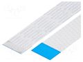 FFC tape; Cores: 19; Tape ph: 1mm; L: 254mm; 1A; 60V; Plating: tinned GCT 10-19-D-0254-C