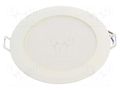 Lamp: LED downlight; 230VAC; 8W; neutral white; 110°; 4000K; IP20 TOSHIBA LED LIGHTING 4711112387823