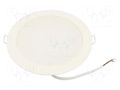 Lamp: LED downlight; 230VAC; 16W; white cold; 110°; 6500K; IP20 TOSHIBA LED LIGHTING 4711112387861