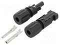 Connector: solar; male + female; 2.5÷6mm2; photovoltaics; plug CONNFLY DS1162-01-AC6B11