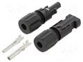 Connector: solar; plug; male + female; 30A; 1.5kV; IP67; for cable CONNFLY DS1162-01-AC6B11