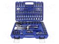 Wrench-set; 6-angles,socket spanner; 1/2",1/4"; 115pcs. IRIMO SA.1301154