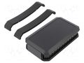 Enclosure: multipurpose; X: 88mm; Y: 146mm; Z: 33mm; WH; ABS; black TAKACHI TKC-WH145-33-N-BB