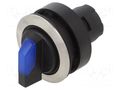 Switch: rotary; 22mm; Stabl.pos: 1; depending on the holder; IP65 SCHLEGEL RRJVASTAL-BL