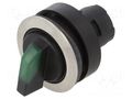 Switch: rotary; 22mm; Stabl.pos: 1; depending on the holder; IP65 SCHLEGEL RRJVASTAL-GN