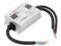 Power supply: switching; LED; 20W; 25.2÷42VDC; 500mA; 90÷305VAC MEAN WELL XLG-20-M-B