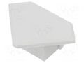 Cap for LED profiles; grey; 45-ALU KLUŚ K-C20124C02