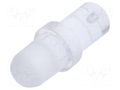 Fiber for LED; Ø3mm; L: 5mm; round; Front: convex; straight; PLP1 BIVAR PLP1-5MM