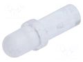 Fiber for LED; Ø3mm; L: 7mm; round; Front: convex; straight; PLP1 BIVAR PLP1-7MM