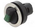 Switch: rotary; 22mm; Stabl.pos: 3; depending on the holder; IP65 SCHLEGEL RRJVAWBL-GN