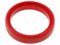 Marker; XLR connectors; red AMPHENOL AC-RING-RED