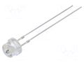 LED; orange; 4.8mm; 850mcd; 100°; Front: convex; 5÷20VDC; -30÷85°C OPTOSUPPLY OSO5PA56A1A-CR14