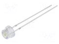 LED; white cold; 4.8mm; 1700mcd; 100°; Front: convex; 5.5÷20VDC OPTOSUPPLY OSW5DK56A1A-CR14