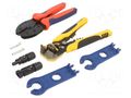 Kit: for assembly work; case; photovoltaics QOLTEC QOLTEC-52610