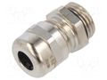 Cable gland; without nut; PG9; IP68; brass; Entrelec TE Connectivity 1SNG602087R0000