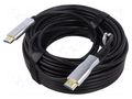 Cable; HDMI plug,both sides; HDCP 2.2,HDMI 2.0,optical; 10m GOOBAY GOOBAY-65566