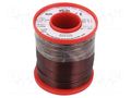 Coil wire; single coated enamelled; 1.9mm; 1kg; -65÷200°C INDEL DNE1.90-1.00