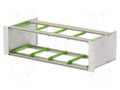 Enclosure: mounting rack; Standard: 19"; 3U; Z: 132.5mm; X: 482.6mm BOPLA BGT22380.PI-BN-SET