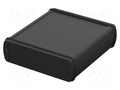 Enclosure: with panel; ALUBOS 1000; X: 106mm; Y: 100mm; Z: 32mm; IP65 BOPLA ABPH1000-0100-SET