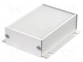 Enclosure: with panel; with fixing lugs; Filotec; X: 55.3mm; IP40 BOPLA F524-80WL-SET