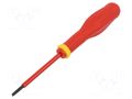Screwdriver: insulated; slot; 3.5x0.6mm; Blade length: 75mm; 1kVAC FACOM FACOM-AT3.5X75VE