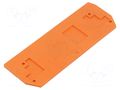 End piece; orange; 283; 37.5x104.3x2.5mm WAGO 283-352