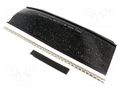 Heat shrinkable repair sleeve; 0.5m; black HELLERMANNTYTON RMS43-10-BK-500