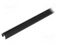 Profiles for LED modules; black; 1m; OLEK; aluminium; anodized KLUŚ K-A08505A07-1M