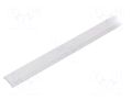 Cover for LED profiles; white; 1m; HS-11; push-in KLUŚ K-B17208F-1M