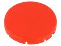 Actuator lens; RONTRON-R-JUWEL; red; Ø19.7mm SCHLEGEL T22RRGRT