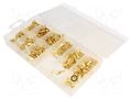 Kit: connectors; crimped; for cable; non-insulated; 450pcs. YATO YT-068683