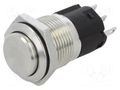 Switch: vandal resistant; Pos: 2; SPDT; 3A/240VAC; 3A/240VDC; Ø16mm EAO 82-4161.1000