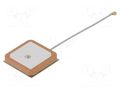 Antenna; GNSS,GPS; 2dBi; RHCP; for building in; 25x25mm; -40÷85°C YIC ATIGG2540