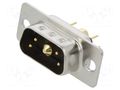 Connector: Special D-Sub; PIN: 5(1+4); plug; male; on PCBs; THT MH CONNECTORS MHCDD5W1P4