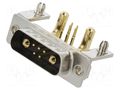 Connector: Special D-Sub; PIN: 7(2+5); plug; male; on PCBs; THT MH CONNECTORS MHCDR7W2P4