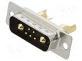 Connector: Special D-Sub; PIN: 7(2+5); plug; male; for cable; MHCD MH CONNECTORS MHCDS7W2P4