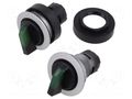 Switch: rotary; 22mm; Stabl.pos: 2; depending on the holder; IP65 SCHLEGEL RRJWAL-GN