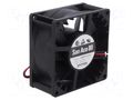 Fan: DC; axial; 12VDC; 80x80x38mm; 153m3/h; 51dBA; ball; 6300rpm SANYO DENKI 9G0812G102