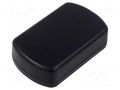 Enclosure: multipurpose; X: 57mm; Y: 92mm; Z: 25mm; ZM; ABS; black KRADEX ZM92.57.25-ABS