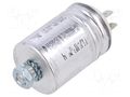Capacitor: polypropylene; motors, run; 4uF; 470V; Ø35x48mm; ±5% KEMET C878BF34400SA0J