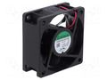 Fan: DC; axial; 12VDC; 60x60x25mm; 32.79m3/h; 30dBA; ball; 3.81mmH2O SUNON EE60251B2-A99