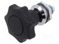 Lock; cast zinc; 24mm; Kind of insert bolt: with thumbwheel ELESA+GANTER GN115-SG-24